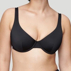 CUUP The Scoop Swim Top - Black Size 11